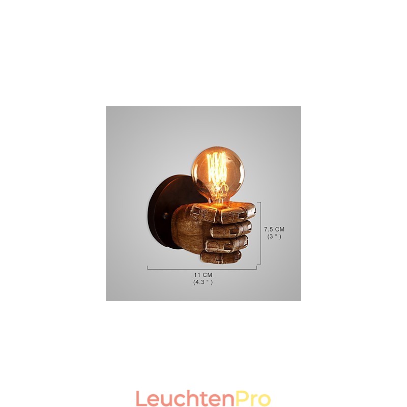Loft Industrielle Cafe Wandlampe Harz Wandlampe Lodge Antik Vintage Retro Malerei Funktion für Mini Stil Umgebungslicht Wandleuchten Wandleuchte