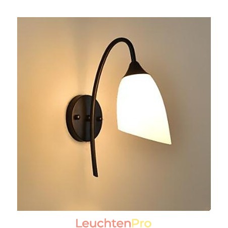 Schwarze amerikanische einfache Schlafzimmerlampe, Angel-Nachttisch-Wandlampe Schwarze amerikanische einfache Schlafzimmerlampe, Angel-Nachttisch-Wandlampe