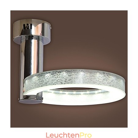 Silberner Acryl-Kronleuchter (Chrom-Finish) Silberner Acryl-Kronleuchter (Chrom-Finish)