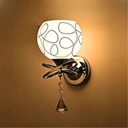 Hotel Schlafzimmer Nachttischlampe Moderne Minimalistische Glaswandlampe