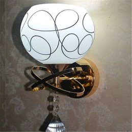 Hotel Schlafzimmer Nachttischlampe Moderne Minimalistische Glaswandlampe