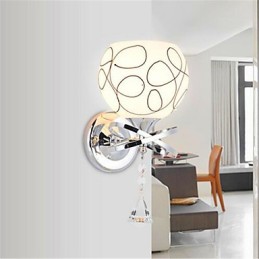 Hotel Schlafzimmer Nachttischlampe Moderne Minimalistische Glaswandlampe
