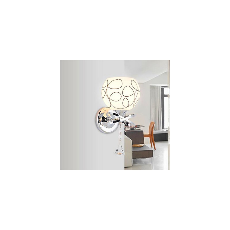 Hotel Schlafzimmer Nachttischlampe Moderne Minimalistische Glaswandlampe
