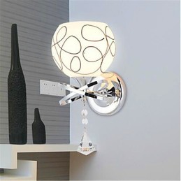 Hotel Schlafzimmer Nachttischlampe Moderne Minimalistische Glaswandlampe