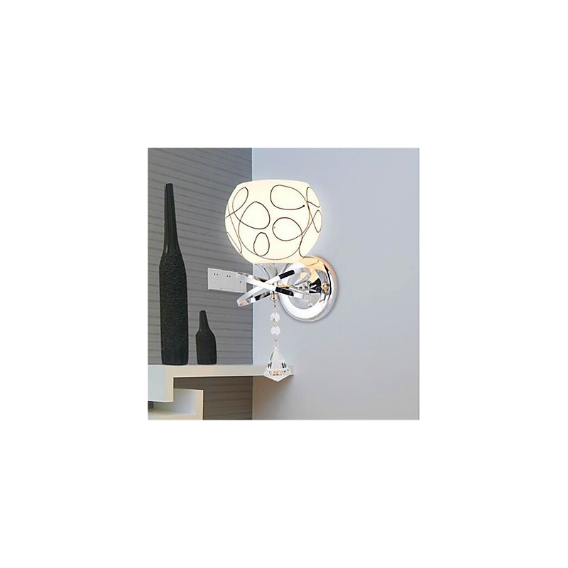Hotel Schlafzimmer Nachttischlampe Moderne Minimalistische Glaswandlampe