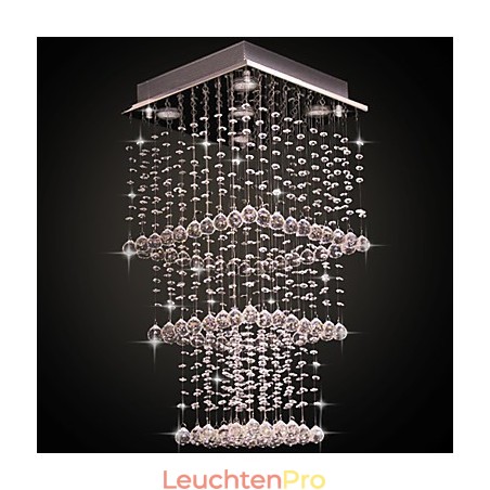 Moderne zeitgenössische Kristall galvanisierte Metall Flush Mount Moderne zeitgenössische Kristall galvanisierte Metall Flush Mount