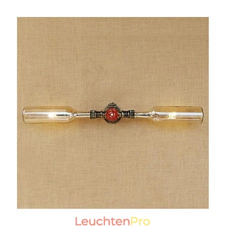 Retro American Village Creative Industry Wind Designer Wasserflasche Wandleuchte Wandleuchte Bernstein