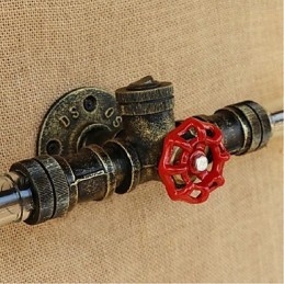 Retro American Village Creative Industry Wind Designer Wasserflasche Wandleuchte Wandleuchte Bernstein