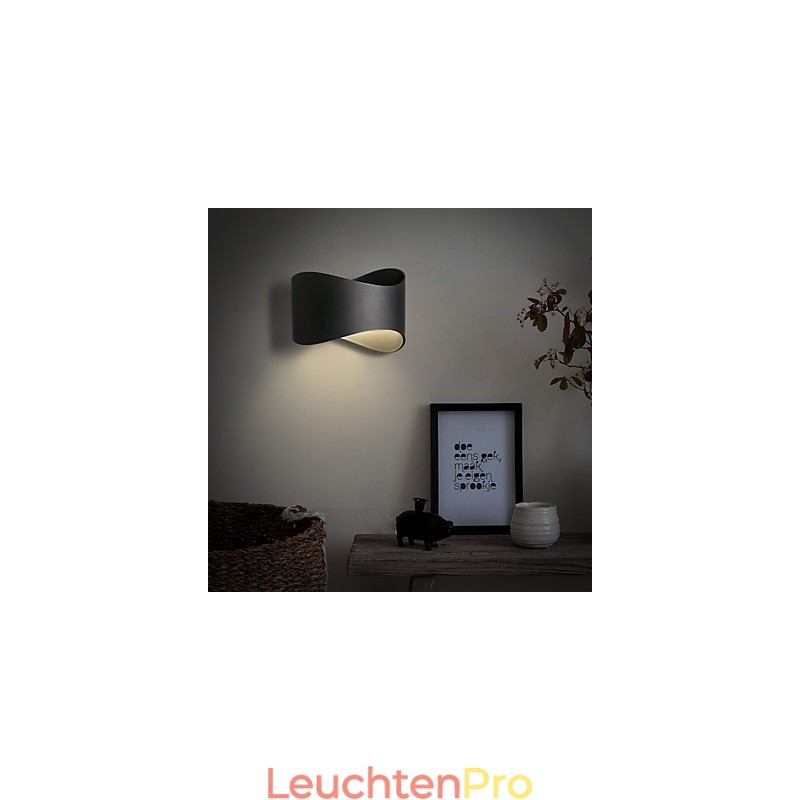 Moderne zeitgenössische Schwarzoxid-Finish-Funktion für Mini-Stil Ambient Light Wandleuchten Wandleuchte
