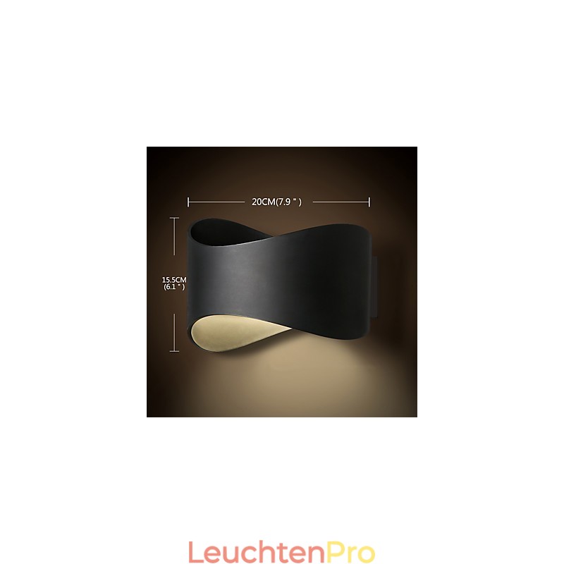 Moderne zeitgenössische Schwarzoxid-Finish-Funktion für Mini-Stil Ambient Light Wandleuchten Wandleuchte