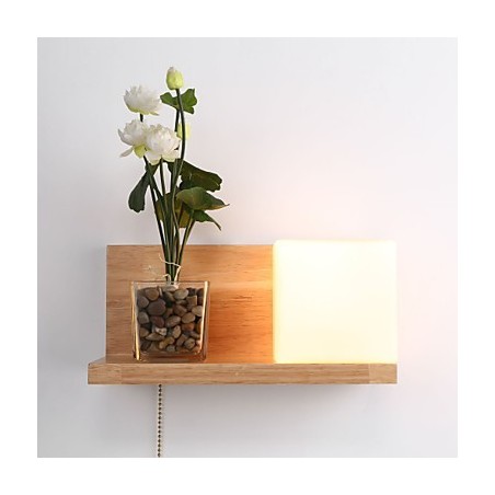 Holz Wandleuchten Max Landhausstil mit Schalter Holz Wandleuchten Max Landhausstil mit Schalter