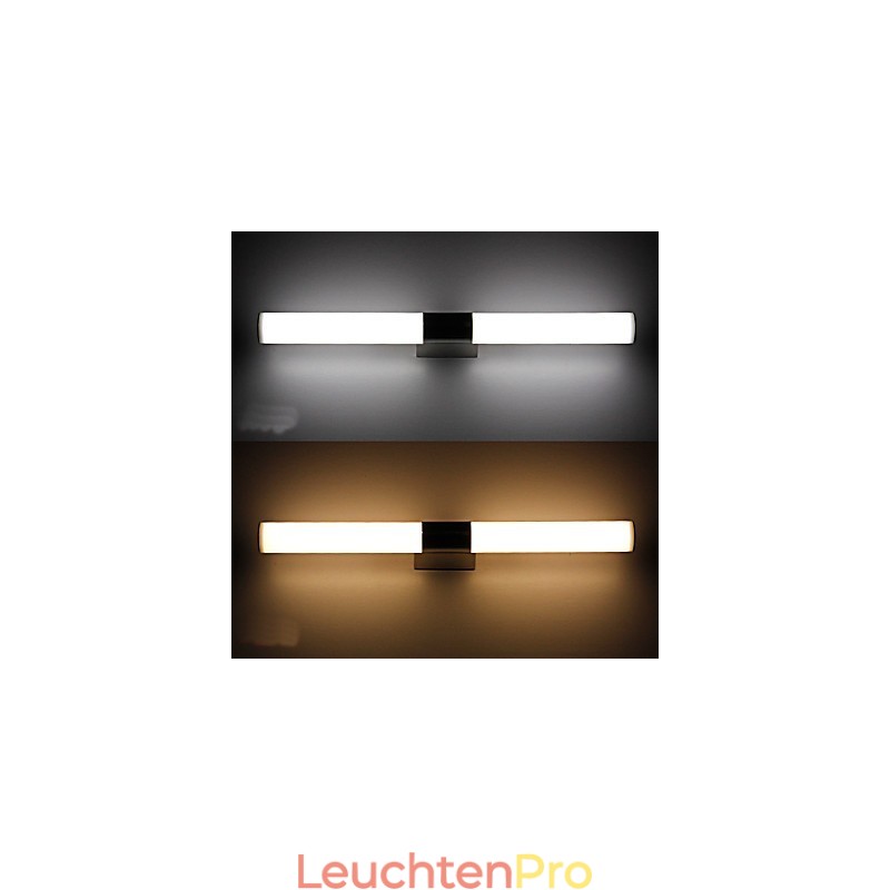 Hochwertige Spiegellampe Badezimmerleuchten 85 265V Edelstahl und Acryl Wandleuchten Make-up Beleuchtung