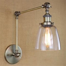 Rustikale Lodge Country Retro Galvanisierte Funktion für einstellbare Höhe und Winkel Arm Augenschutz