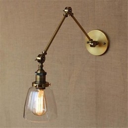 Rustikale Lodge Country Retro Galvanisierte Funktion für einstellbare Höhe und Winkel Arm Augenschutz