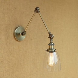Rustikale Lodge Country Retro Galvanisierte Funktion für einstellbare Höhe und Winkel Arm Augenschutz
