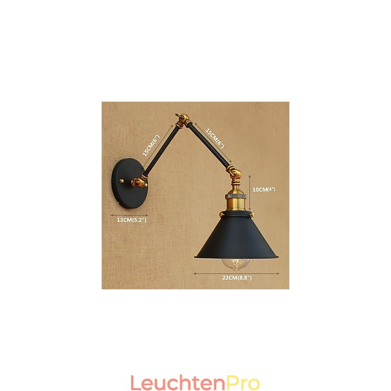 Wandleuchte Messing Vintage Industrielle Wandlampe Licht Wohnbeleuchtung Innendekor Wandleuchte