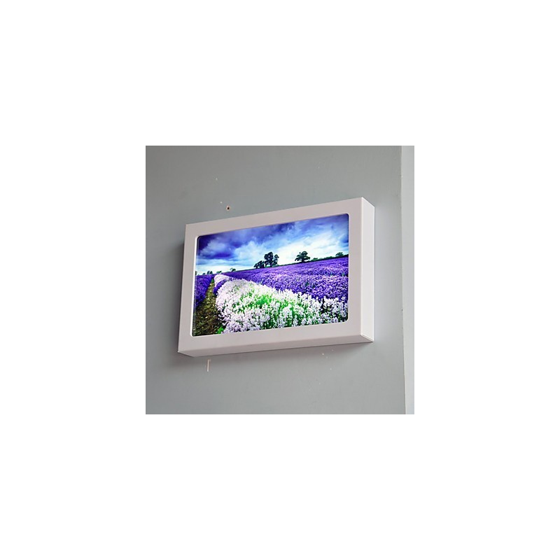 Integrierte moderne zeitgenössische moderne zeitgenössische Malerei-Funktion für Ambient Light Wandleuchten