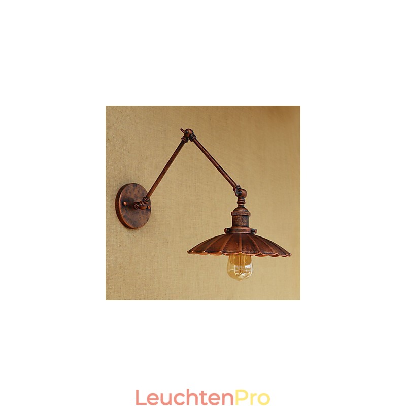 Rustikale Lodge Country Retro Malerei Funktion für Mini-Stil Swing Arm Ambient Light Swing