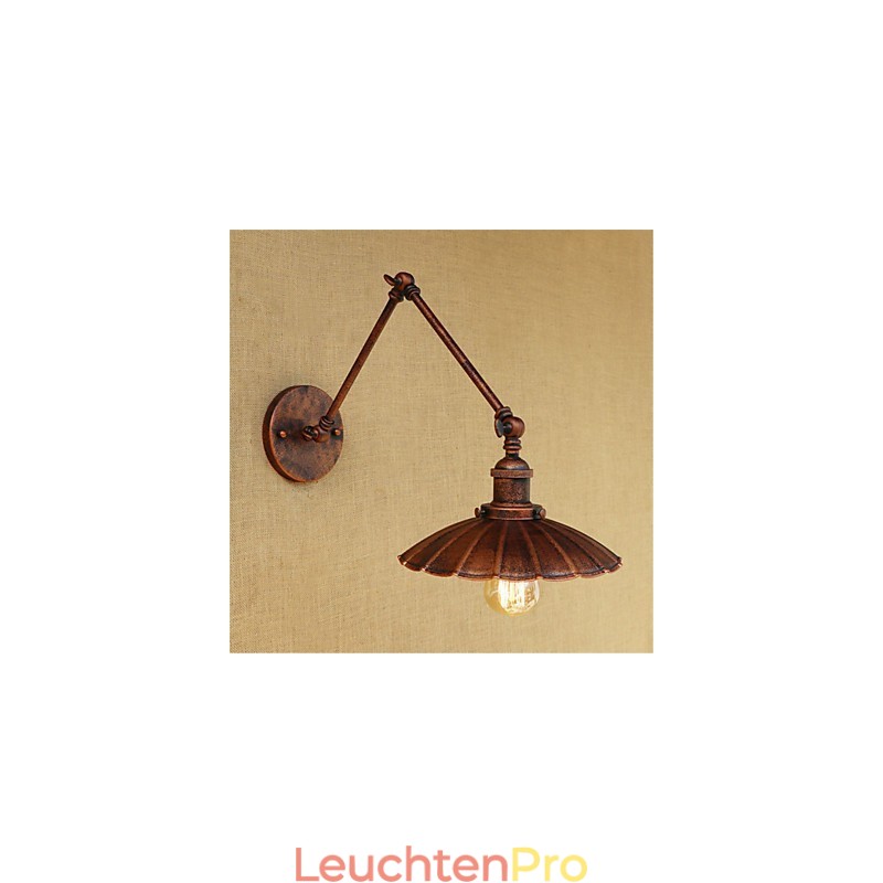 Rustikale Lodge Country Retro Malerei Funktion für Mini-Stil Swing Arm Ambient Light Swing