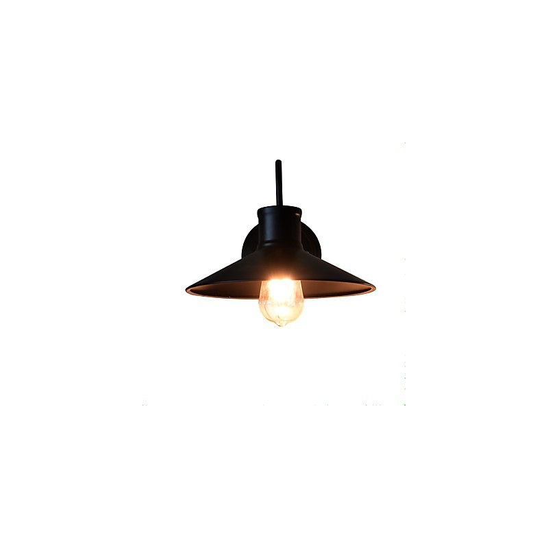 Wandleuchte Wandleuchten Wand Eisen Wandlampe dumm schwarz Lichtschwert Lampe an der Wand