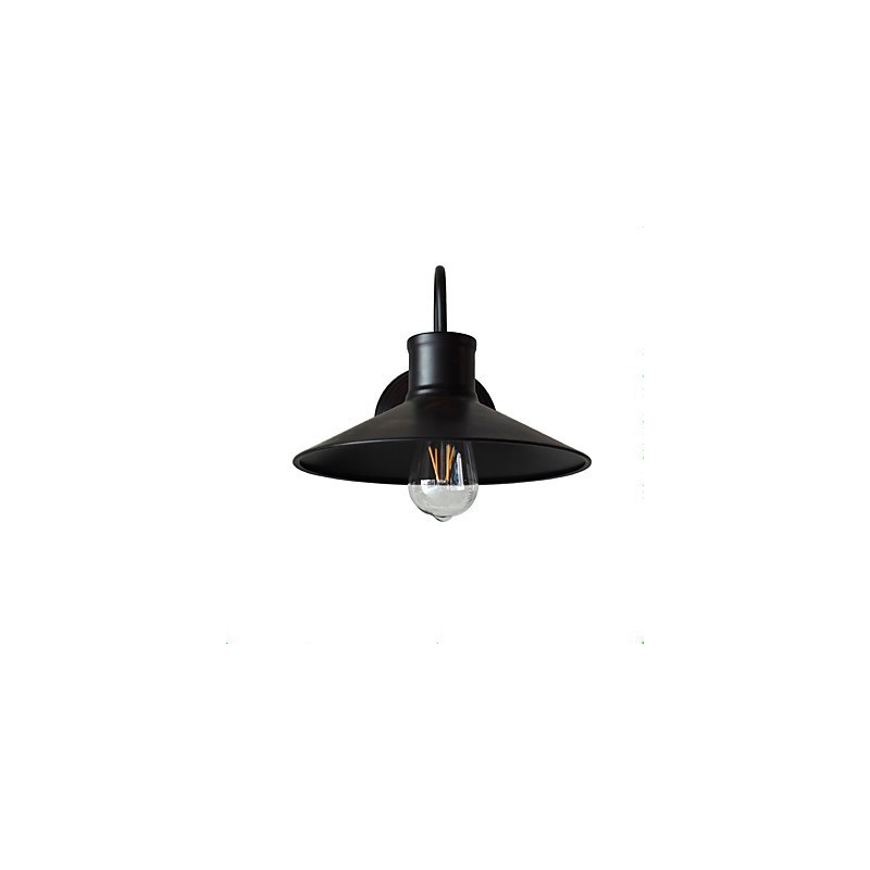 Wandleuchte Wandleuchten Wand Eisen Wandlampe dumm schwarz Lichtschwert Lampe an der Wand