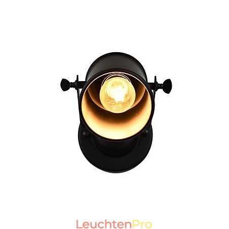 Wandleuchte aus lackiertem Stahl, dumme schwarze amerikanische Kaffeedekoration, Retro-Wandleuchte, Lichtschwertlampe an der Wand Wandleuchte aus lackiertem Stahl, dumme schwarze amerikanische Kaffeedekoration, Retro-Wandleuchte, Lichtschwertlampe an der Wand