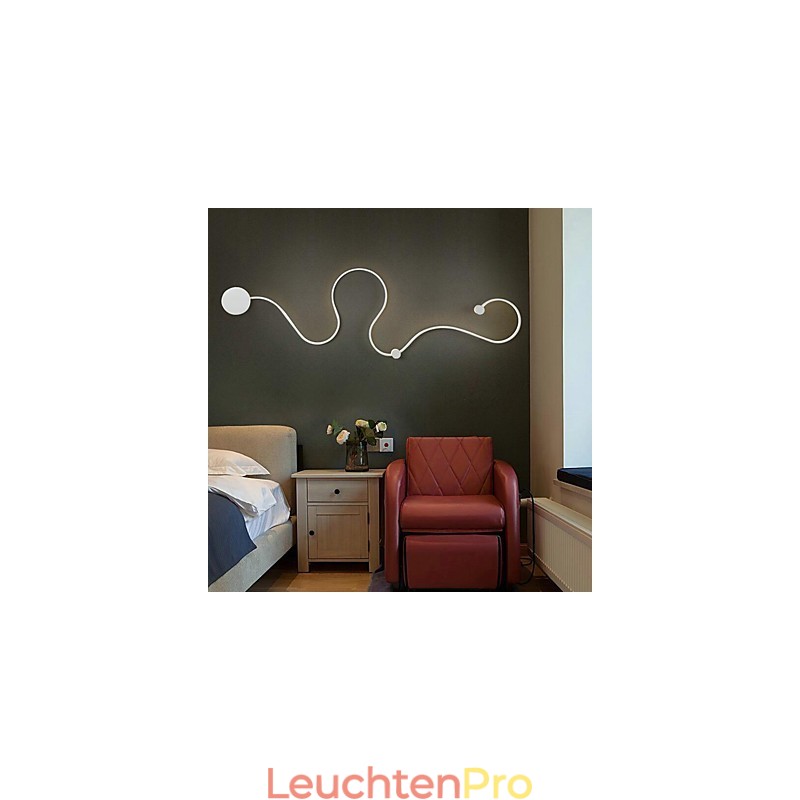 Wandleuchten Moderne zeitgenössische Malerei Feature Aluminium Wandleuchte für Schlafzimmer Treppe Wohnzimmer Lampe