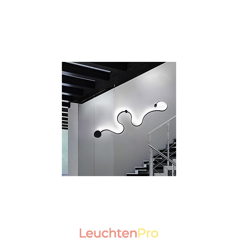 Wandleuchten Moderne zeitgenössische Malerei Feature Aluminium Wandleuchte für Schlafzimmer Treppe Wohnzimmer Lampe