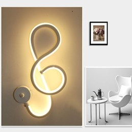 Einfache, moderne, kreative Lichtleiste, Wand-Gang-Einbettungslampe, Flurbeleuchtung, Schlafzimmer-Nachttischlampe, Aluminiumlampe