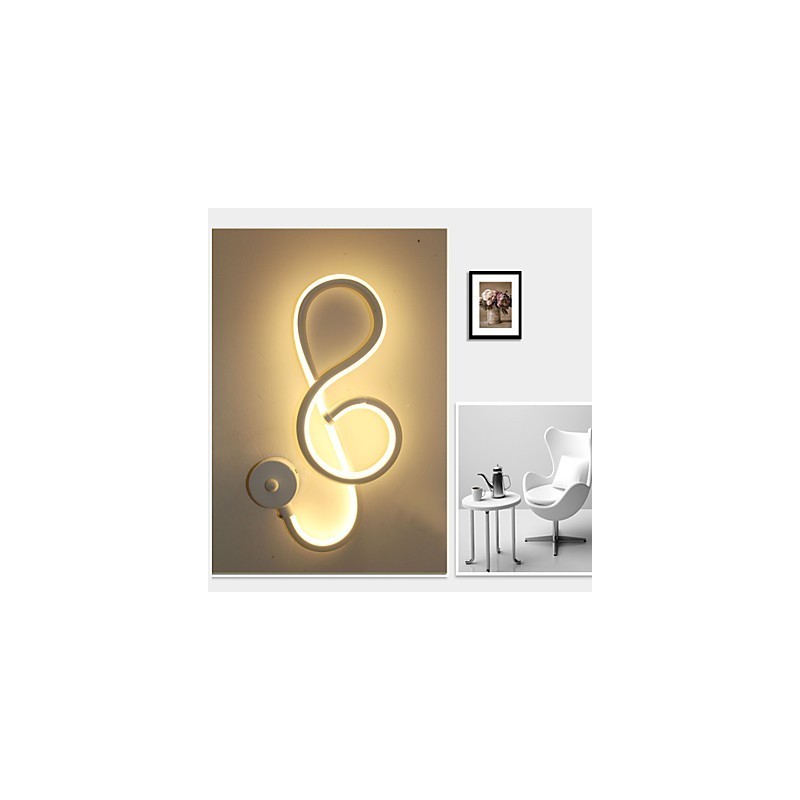Einfache, moderne, kreative Lichtleiste, Wand-Gang-Einbettungslampe, Flurbeleuchtung, Schlafzimmer-Nachttischlampe, Aluminiumlampe