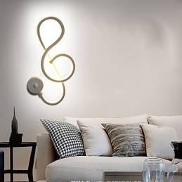 Einfache, moderne, kreative Lichtleiste, Wand-Gang-Einbettungslampe, Flurbeleuchtung, Schlafzimmer-Nachttischlampe, Aluminiumlampe
