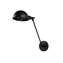 Wandleuchte aus lackiertem Stahl, dumme schwarze amerikanische Kaffeedekoration, Retro-Wandleuchte, Lichtschwertlampe an der Wand