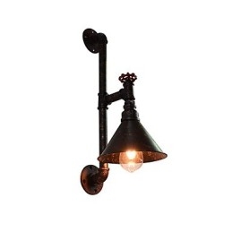Wandleuchte Wandleuchter Wand Eisen Wandlampe Retro Vintage Moderne Gehobene Bar West Restaurant Coffee Shop