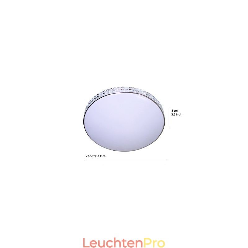 Moderne Deckenleuchte Unterputz Acryl Metall Malerei 90 265V Licht