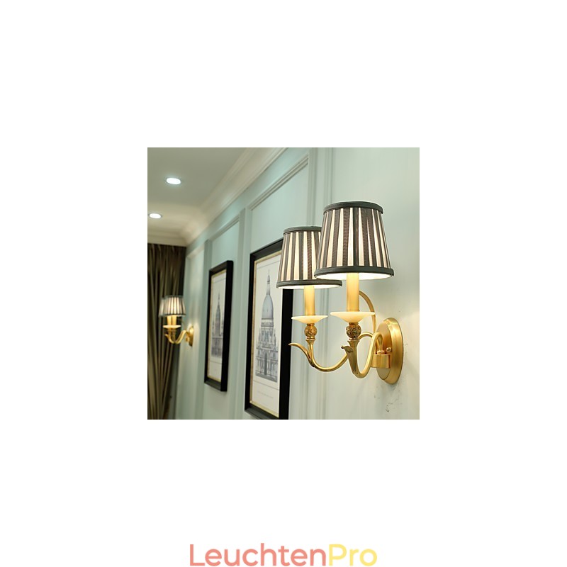 Einfaches Landhaus, traditionelles klassisches Messing-Feature für Wandleuchten im Mini-Stil, Uplight-Wandleuchter
