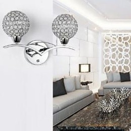 Die Einfachheit der modernen Kristalllampe Kreative Mode Schlafzimmer Nachttischlampe Esszimmer Ganglichter