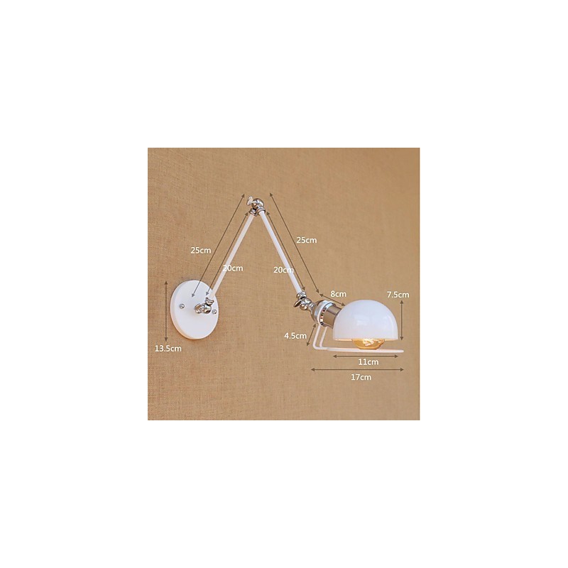 Vintage Country Painting Feature für Mini Style Swing Arm Augenschutz Umgebungslicht Swing Arm LightsWall