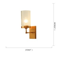 Traditionelles klassisches Landhaus-Messing-Feature für Uplight-Wandleuchten im Mini-Stil