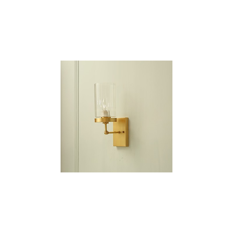 Traditionelles klassisches Landhaus-Messing-Feature für Uplight-Wandleuchten im Mini-Stil