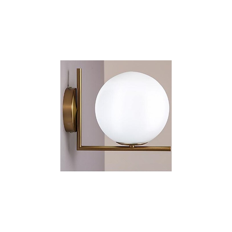 Zeitgenössische und vertraglich vereinbarte Glaswandlampe Schmiedeeisen Individualität