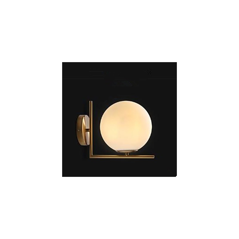 Zeitgenössische und vertraglich vereinbarte Glaswandlampe Schmiedeeisen Individualität