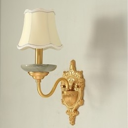 Einfaches Landhaus, traditionelles klassisches Messing-Feature für Wandleuchten im Mini-Stil, Uplight-Wandleuchter