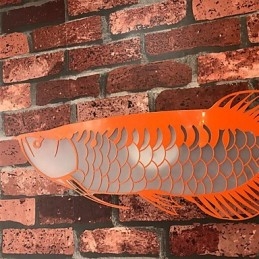 Moderne Wandleuchten Fischform Einfachheit Stil Acryl Beleuchtung Wohnzimmer Flur Schlafzimmer Hotelzimmer Dekoration Beleuchtung