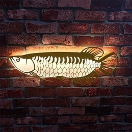 Moderne Wandleuchten Fischform Einfachheit Stil Acryl Beleuchtung Wohnzimmer Flur Schlafzimmer Hotelzimmer Dekoration Beleuchtung