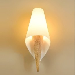 Einfache ländliche Funktion für den Augenschutz Umgebungslicht Wandleuchten Wandleuchte Warme Schlafzimmer-Wandlampe im europäischen Stil
