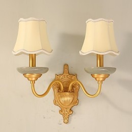 Einfache Country Traditional Classic Messing-Funktion für Mini-Stil Uplight Wandleuchten Wandleuchte Pu