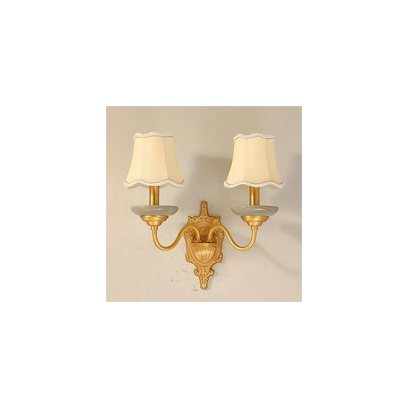 Einfache Country Traditional Classic Messing-Funktion für Mini-Stil Uplight Wandleuchten Wandleuchte Pu