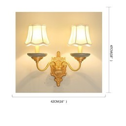 Einfache Country Traditional Classic Messing-Funktion für Mini-Stil Uplight Wandleuchten Wandleuchte Pu