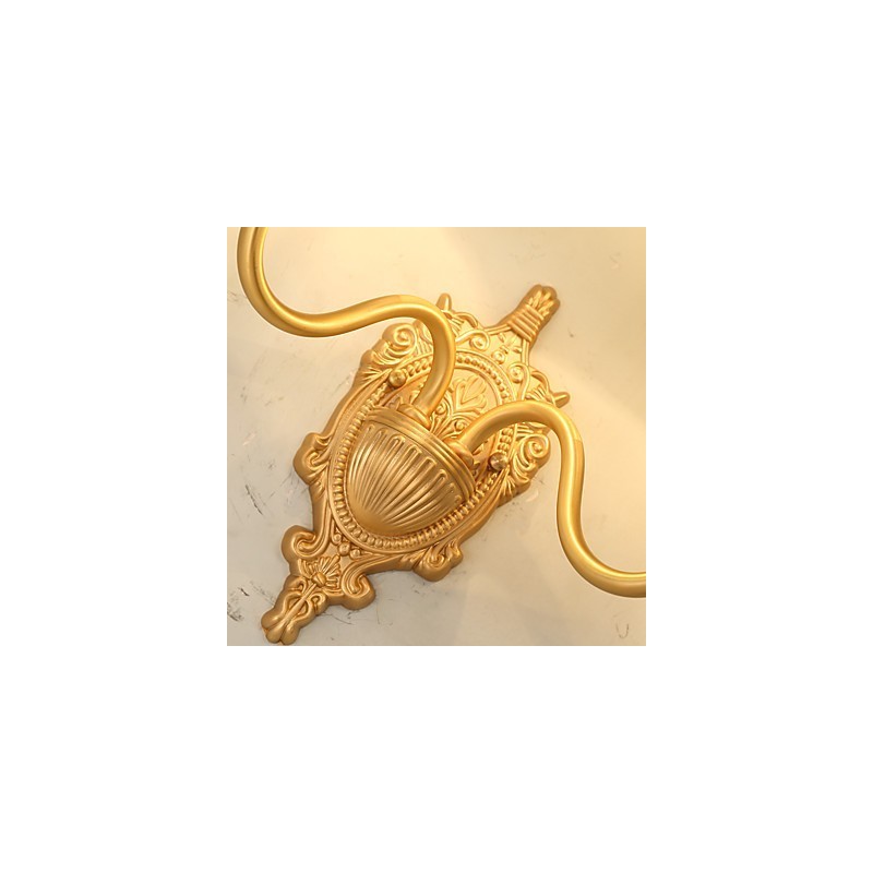 Einfache Country Traditional Classic Messing-Funktion für Mini-Stil Uplight Wandleuchten Wandleuchte Pu