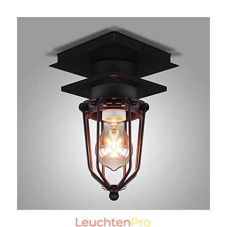 Retro Schmiedeeisen Wandleuchte Einzelkopf Antike Reminiszenzlampe Loft Amerikanische Eisen Vintage Kleine Käfige Deckenleuchte Retro Schmiedeeisen Wandleuchte Einzelkopf Antike Reminiszenzlampe Loft Amerikanische Eisen Vintage Kleine Käfige Deckenleuchte